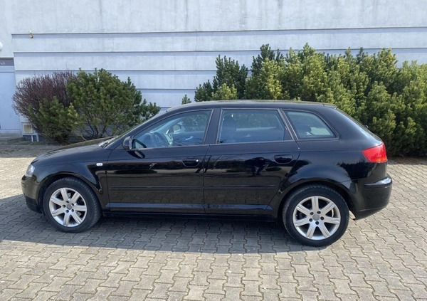 Audi A3 cena 21900 przebieg: 126000, rok produkcji 2008 z Łask małe 326